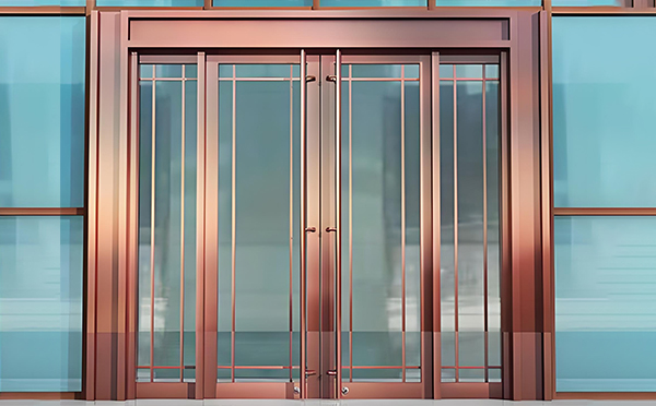 舟曲玻璃地弹门