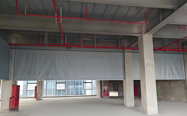 舟曲防火布挡烟垂壁