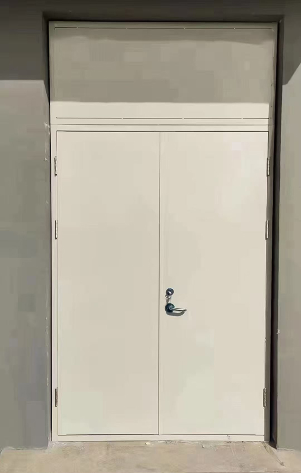 展览馆项目完成大跨度舟曲防火门安装